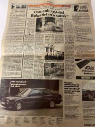 TERCÜMAN GAZETESİ - 5 ARALIK 1985 - SADECE 2 SAYFADIR -Halef oğlu-Demirel-Nursun Erel-Ahmet Kabaklı-Atilla Çetin-Rauf Tamer-Nazlı Ilıcak-Faik Türün-Ergun Göze-M. Necati Sepetçioğlu-Sibel-Kemal Aydoğan-Haluk Konyalı-Kırım-Kırımı-Refik Sönmezsoy-Kamil Turan-Mim Kemal Öke-Tevfik Ertüzün-Ömer Aksu-ABD’li yatırımcılara vatandaş muamelesi-Köprüye zam-Petkim’de patlama-ABD’yi uyardık-Beklenmedik gelişmeler olabilir-Demirel: Ermeni tasarısı onarılmaz yaralar açar-Osmanlı arşivini Bulgaristan’a sattık-Hasan Sabbah’a okunan rahmet-Yasaktan da acı