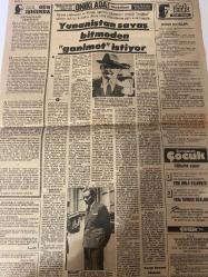 TERCÜMAN GAZETESİ - 30 KASIM 1985 - SADECE 2 SAYFADIR -Akbulut-Hasan Esat Işık-Hikmet Çetinkaya-Halef oğlu-Metin Emiroğlu-Nuray Babacan-Cindoruk-Fahir Armaoğlu-Ahmet Kabaklı-Rauf Tamer-Nazlı Ilıcak-Molotov-Bidjaüet-Akbulut: Gücümüz yerinde-ABD’ye tepki-ABD’li yatırımcılara vatandaş muamelesi-Kömür tevzili TKİ’den alınıp belediye ve İETT’ye verildi-Yunan mahkemesi kefaleti reddetti-Ermeni tasarısının gündeme getirilmesine karşı hükümetin sert tavır alması istendi-Yunanistan savaş bitmeden ganimet istiyor-Sans oyunlarında 1 yıl içinde dönen para 115 milyar lira-Particilik inanç meselesidir-Bulgaristan’daki nüfus sayımı bir Zati Sungur oyunu-Kibar katiller-Ne sağlam cemiyet-Yasaktan da acı