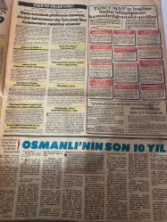 TERCÜMAN GAZETESİ  - SADECE 4 SAYFADIR -Cemal Kutay-Eyüp Sabri-Tarık Buğra-Hasan Karayavuz-Selçuk Aybar-Osmanlı’nın son 10 yılı-Osmanlı nedir? Osmanoğulları kimdir?-Doktora gitmeden önce-Tercüman kadın ansiklopedisi-20 kupona ansiklopedi-Bir ifşaat hatırası içinde unutulan cedlerimizi hatırlıyoruz-Eserde neler var?-Tercüman’ın bugüne kadar kitaplığınıza kazandırdığı ansiklopediler-Üstad Cemal Kutay bir Hürriyet Kahramanı’nın ağzından yakın tarihimizin geçit resmini anlatıyor