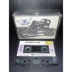 Kaset Aerosmith pump albümü. Orijinal. 1989 Kağıt Baskı