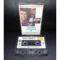 Kaset lethal weapon 2 cehennem silahı soundtrack albüm 1989 kağıt baskı. Orijinal.