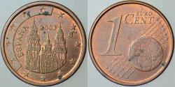 İSPANYA 1 EURO CENT 2003.