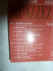 MUAZZEZ ABACI SENSİZ OLMADI KASET