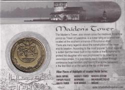 İSTANBUL KIZ KULESİ ÖZEL KİTİNDE HATIRA MADALYON