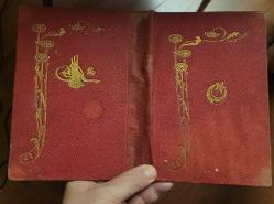SULTAN 5.REŞAT  YALDIZ TUĞRALI MÜKAFAT CİLDİ. OSMANLI. KOLEKSİYONLUK.
