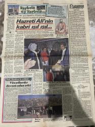 TERCÜMAN GAZETESİ  - 30 EYLÜL 1985 - SADECE 2 SAYFADIR -Kenar Akın-Kazım Paşa-Prof. Karahan-Selma Aksun-Şahap Ayhan-Nuray Nuriyeh Nedek-Mazhar Sertoğlu-Dr. Kenel Hazreti Ali’nin kabri ışıl ışıl-Yüzyıllardır devam eden etki-Müstakbel annelerin korkusu-Gözlerinizi gündüz de dinlendirin-Kış bunalımı-Kirat ve Köroğlu-Ben padişahın huzurunda güreş yapmam şaşırırım-Birimizin hepimizin derdi-Sağlığımız ve biz