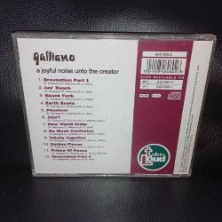 Cd Galliano a joyful noise unto the creator albümü. Orijinal dönem yurtdışı baskı