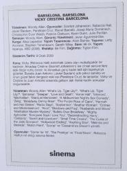 Barselona Barselona / Vıcky chırıstına Barcelona • Scarlett Johansson * Javier Bardem * Penelope Cruz ~ [ SİNEMA KARTI ]