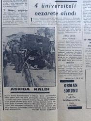 Cumhuriyet Gazetesi - 16 Mayıs 1967 - yeni strateji ve gelişmeler yazan  Ecvet Güresin Başmakale - nakit darlığı ödeme güçlüğü yaratıyor yazan Orhan Erinç - tasarruf bonosu tasarısı kabul edildi - askeri yargıç ve hekimlerin tazminatları azalıyor - tarım Bakanı Bahri Dağdaş CHP Genel sekreteri Bülent Ecevit'e cevap verdi - 19 Mayıs gösterileri Mithatpaşa stadına alındı - 8 yaşındaki Oya olcay'ın öldürülmesiyle ilgili olarak 4 üniversiteli nezarete alındı - hekimler sıra ile doğuya gönderilecek - aylak Musa karikatür - bay Süleyman'ın nüshai sani'si yazan İlhan Selçuk - Başbakan Süleyman Demirel işçilerimizi uyardı - Devlet bakanı Hüsamettin Atabeyli hoparlörle ezan okunmasının mahsuru yoktur - ormancılık davamızın iç yüzü yazan Profesör Doktor Selahattin İnal - Galatasaray'ın antrenörü ve sekreteri Gündüz Kılıç istifa etti fotoğraf - Hüseyin Alp en sempatik basketbolcu fotoğraf - Can Bartu Haziran ayı sonunda gelecek - uluslararası olimpiyat komitesi başkanı Avery Brundage İstanbulda