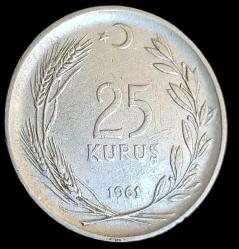 1961 25 Kuruş