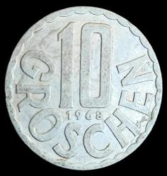 Avusturya 1968 10 Groschen