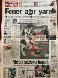 MİLLİYET GAZETESİ DOĞUM GÜNÜ HEDİYESİ - 20 ŞUBAT 1999  - TAM TAKIM 32 SAYFADIR -Güneri Cıvaoğlu-Hasan Cemal-Zeki Çöl-Ömer Üründül-Gürcan Bilgiç-Vedat Vatansever-Bilal Meşe-Erhan Telli-Ayşe Yüksel-Turhan Dökmeci-Abdullah Doğan-Ayşın Yurdakul-Yılmaz Erdoğan-Demet Akbağ-Zerrin Sümer-Sümer Tilmaç-Salih Kalyon-Bican Günalan-Şafak Sezer-Cem Karakaya-Ercan Yazgan-Yalçın Menteş-Nurhan Damcıoğlu-Orhan Aydın-Süheyl Uygur-Behiye Uygur-Nurdan Karagöz-Selami Genli-Dinçer Sümer-Osman Şahbudak-Güzin Usta-Tamer Karadağlı-Ayla Algan-Settar Tanrıöğen-Murat Karasu-Uğur Arslanoğlu-Yücel Erten-Leslie Nielsen-Julia Roberts-Susan Sarandon-Ed Harris-Tom Hanks-Meg Ryan-Will Smith-Gene Hackman-Jeff Strudahl Seçime Apo etkisi-‘Öcalan’ı kullanmam’-‘Anketleri yırttık attık’-Bedri devletin tepesinde-Yunanistan’da fırtına dinmiyor-Operasyonda başarının adı-Fener ağır yaralı-Metin sezonu kapadı-İşimin başındayım-Kar Kartal’ı vurdu-Kongreden sonra istifa-Olimpiyat için PKK alarmı-Cim-Bom Timi-Propagandaya son Propagan