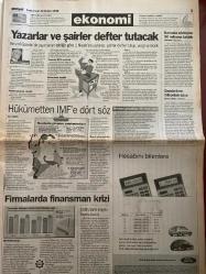 MİLLİYET GAZETESİ DOĞUM GÜNÜ HEDİYESİ - 20 ŞUBAT 1999  - TAM TAKIM 32 SAYFADIR -Güneri Cıvaoğlu-Hasan Cemal-Zeki Çöl-Ömer Üründül-Gürcan Bilgiç-Vedat Vatansever-Bilal Meşe-Erhan Telli-Ayşe Yüksel-Turhan Dökmeci-Abdullah Doğan-Ayşın Yurdakul-Yılmaz Erdoğan-Demet Akbağ-Zerrin Sümer-Sümer Tilmaç-Salih Kalyon-Bican Günalan-Şafak Sezer-Cem Karakaya-Ercan Yazgan-Yalçın Menteş-Nurhan Damcıoğlu-Orhan Aydın-Süheyl Uygur-Behiye Uygur-Nurdan Karagöz-Selami Genli-Dinçer Sümer-Osman Şahbudak-Güzin Usta-Tamer Karadağlı-Ayla Algan-Settar Tanrıöğen-Murat Karasu-Uğur Arslanoğlu-Yücel Erten-Leslie Nielsen-Julia Roberts-Susan Sarandon-Ed Harris-Tom Hanks-Meg Ryan-Will Smith-Gene Hackman-Jeff Strudahl Seçime Apo etkisi-‘Öcalan’ı kullanmam’-‘Anketleri yırttık attık’-Bedri devletin tepesinde-Yunanistan’da fırtına dinmiyor-Operasyonda başarının adı-Fener ağır yaralı-Metin sezonu kapadı-İşimin başındayım-Kar Kartal’ı vurdu-Kongreden sonra istifa-Olimpiyat için PKK alarmı-Cim-Bom Timi-Propagandaya son Propagan