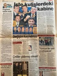 MİLLİYET GAZETESİ DOĞUM GÜNÜ HEDİYESİ - 24 ŞUBAT 2001  - TAM TAKIM 32 SAYFADIR -George Bush-Bülent Ecevit-Hasan Cemal-Güneri Cıvaoğlu-Fikret Bila-Zülfiqar Doğan-Esra Kurt-Saliha Çolak-Mehmet Atakan-Abdullah Karakuş-Atila Özsever-Ersan Atar-Haşim Kılıç-Bayram Meral-Hayri Kozakçıoğlu-Gazi Erçel-Enis Öksüz-Yüksel Yalova-Recep Onal-Sümer Oral-Tuncay Özkan-Doğan Koloğlu-Cemal Ersen-Fatih Terim-Laila Ali-Jacqui Frazier Lyde-Muhittin Boşat Biz Türkiye’ye güveniyoruz-Gidiyorlar-IMF’nin acil bankacılık timi yolda-Elveda Televole-En hijyenik lider Saddam-Bıçak sırtındayız-İflasın belgesi-Operasyon STOP-İşte kulislerdeki kabine-Değişim kaçınılmaz-Çinliler çıldırmış olmalı-Hayatta emeklilik-Yeni yasa gerekli-Bayram Meral krallar gibi-Fenerbahçe-Beşiktaş-İflasın belgesi karikatürcü Hasan Kaçan