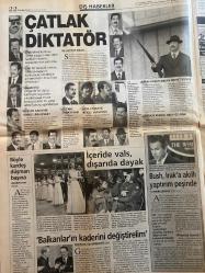 MİLLİYET GAZETESİ DOĞUM GÜNÜ HEDİYESİ - 24 ŞUBAT 2001  - TAM TAKIM 32 SAYFADIR -George Bush-Bülent Ecevit-Hasan Cemal-Güneri Cıvaoğlu-Fikret Bila-Zülfiqar Doğan-Esra Kurt-Saliha Çolak-Mehmet Atakan-Abdullah Karakuş-Atila Özsever-Ersan Atar-Haşim Kılıç-Bayram Meral-Hayri Kozakçıoğlu-Gazi Erçel-Enis Öksüz-Yüksel Yalova-Recep Onal-Sümer Oral-Tuncay Özkan-Doğan Koloğlu-Cemal Ersen-Fatih Terim-Laila Ali-Jacqui Frazier Lyde-Muhittin Boşat Biz Türkiye’ye güveniyoruz-Gidiyorlar-IMF’nin acil bankacılık timi yolda-Elveda Televole-En hijyenik lider Saddam-Bıçak sırtındayız-İflasın belgesi-Operasyon STOP-İşte kulislerdeki kabine-Değişim kaçınılmaz-Çinliler çıldırmış olmalı-Hayatta emeklilik-Yeni yasa gerekli-Bayram Meral krallar gibi-Fenerbahçe-Beşiktaş-İflasın belgesi karikatürcü Hasan Kaçan