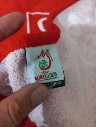 TÜRKİYE EUR0 2008 AVRUPA ŞAMPİYONASI A MİLLİ TAKIM HAVLU ATKI ORJİNAL SPOR FUTBOL KOLEKSİYON  NOSTALJİ