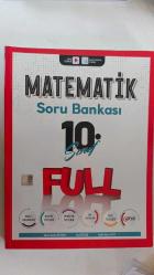 FULL MATEMATİK YAYINLARI 10 sınıf matematik soru bankası (ÜRÜN KULLANILMAMIŞ TEMİZ )