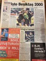MİLLİYET GAZETESİ DOĞUM GÜNÜ HEDİYESİ - 10 MAYIS 2000  - TAM TAKIM 38 SAYFADIR -Yusuf Karakuş-Abdülhamit Çelik-Güneri Cıvaoğlu-Hasan Cemal-Halil Özer-Yusuf Kobal-Tuncay Şen-Doğan Koloğlu-Bilal Meşe-Ercan Güven-Cengiz Malgir-Melih Aşık-Yalçın Doğan-Yasin Akın-Sadık Baykal-Murat Çetinkaya İzmit’teki ölüm kampı-Ajana beraat-Arif söz kesti-Taciz uyarısı-Numaralı kriz büyüyor-İşte Beşiktaş 2000-Ağa’nın atı tutulmaz-Her taşın altı Tahran-Açık pencere-Tarih sevgimiz-Hukuk sızıntısı-Avrupa Günü’nde garip sıkıntı-Çiziyorum-karikatürcü Ercan Akyol