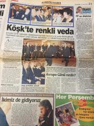 MİLLİYET GAZETESİ DOĞUM GÜNÜ HEDİYESİ - 10 MAYIS 2000  - TAM TAKIM 38 SAYFADIR -Yusuf Karakuş-Abdülhamit Çelik-Güneri Cıvaoğlu-Hasan Cemal-Halil Özer-Yusuf Kobal-Tuncay Şen-Doğan Koloğlu-Bilal Meşe-Ercan Güven-Cengiz Malgir-Melih Aşık-Yalçın Doğan-Yasin Akın-Sadık Baykal-Murat Çetinkaya İzmit’teki ölüm kampı-Ajana beraat-Arif söz kesti-Taciz uyarısı-Numaralı kriz büyüyor-İşte Beşiktaş 2000-Ağa’nın atı tutulmaz-Her taşın altı Tahran-Açık pencere-Tarih sevgimiz-Hukuk sızıntısı-Avrupa Günü’nde garip sıkıntı-Çiziyorum-karikatürcü Ercan Akyol