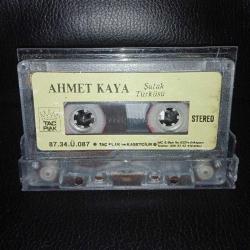 Kaset Ahmet Kaya Şafak türküsü albümü. Orijinal. 1987 Taç plak Kağıt Baskı. Kartoneti yok, baştan sona dinlendi sorunsuz çalışıyor