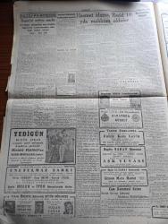 CUMHURİYET GAZETESİ - 17 KASIM 1946 - FİKİRLER NE OLDU YAZAN NADİR NADİ BAŞMAKALE - BİRLEŞMİŞ MİLLETLER SİYASİ KURULUNDA VETO MESELESİ - HAŞMET ORBAY İDAMA REŞİT MERCAN 10 YILA MAHKUM OLDULAR FOTOĞRAF - ANKARA CİNAYETİ HAKKINDA DÜN KARARINI BİLDİREN BOLU AĞIR CEZA MAHKEMESİ HEYETİ FOTOĞRAF - ON SENELİK MİLLİ SAĞLIK PLANI - ZEYTİNYAĞI SATIŞLARI - İSVEÇ'E YİRMİ OTOBÜS DAHA SİPARİŞ EDİLDİ - YUNANİSTAN'DA SAVAŞ DEVAM EDİYOR - YENİ EMNİYET UMUM MÜDÜRÜ HALUK PEPE İSTANBUL'DA FOTOĞRAF - HAFTANIN ŞAKALARI YAZAN BURHAN FELEK - ESKİ MECLİSİ MEBUSAN REİSİ HALİL MENTEŞE'NİN HATIRALARI YAZI DİZİSİ - YAVUZ SULTAN SELİM AĞLIYOR YAZAN FERİDUN FAZIL TÜLBENTÇİ YAZI DİZİSİ - ENDONEZYA HOLLANDA ANTLAŞMASI - GANDİ HASTALANDI - FAŞİSTLİK VE DEMOKRATLIK YAZAN ÖMER RIZA DOĞRUL - REİCHSTAG'I KİMİN YAKTIĞINI HİNDERBURG BİLİYORMUŞ - SARATOGA GÜZELİ BUGÜN LALE VE AR SİNEMALARINDA - FENERBAHÇE SÜLEYMANİYE MAÇI BEŞİKTAŞ GALATASARAY MAÇINDAN DAHA ÇOK DİKKAT ALAKA ÇEKİYOR - MÜZEYYEN SENAR IŞIL İSMAİL DÜMBÜLLÜ