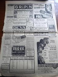 CUMHURİYET GAZETESİ - 17 KASIM 1946 - FİKİRLER NE OLDU YAZAN NADİR NADİ BAŞMAKALE - BİRLEŞMİŞ MİLLETLER SİYASİ KURULUNDA VETO MESELESİ - HAŞMET ORBAY İDAMA REŞİT MERCAN 10 YILA MAHKUM OLDULAR FOTOĞRAF - ANKARA CİNAYETİ HAKKINDA DÜN KARARINI BİLDİREN BOLU AĞIR CEZA MAHKEMESİ HEYETİ FOTOĞRAF - ON SENELİK MİLLİ SAĞLIK PLANI - ZEYTİNYAĞI SATIŞLARI - İSVEÇ'E YİRMİ OTOBÜS DAHA SİPARİŞ EDİLDİ - YUNANİSTAN'DA SAVAŞ DEVAM EDİYOR - YENİ EMNİYET UMUM MÜDÜRÜ HALUK PEPE İSTANBUL'DA FOTOĞRAF - HAFTANIN ŞAKALARI YAZAN BURHAN FELEK - ESKİ MECLİSİ MEBUSAN REİSİ HALİL MENTEŞE'NİN HATIRALARI YAZI DİZİSİ - YAVUZ SULTAN SELİM AĞLIYOR YAZAN FERİDUN FAZIL TÜLBENTÇİ YAZI DİZİSİ - ENDONEZYA HOLLANDA ANTLAŞMASI - GANDİ HASTALANDI - FAŞİSTLİK VE DEMOKRATLIK YAZAN ÖMER RIZA DOĞRUL - REİCHSTAG'I KİMİN YAKTIĞINI HİNDERBURG BİLİYORMUŞ - SARATOGA GÜZELİ BUGÜN LALE VE AR SİNEMALARINDA - FENERBAHÇE SÜLEYMANİYE MAÇI BEŞİKTAŞ GALATASARAY MAÇINDAN DAHA ÇOK DİKKAT ALAKA ÇEKİYOR - MÜZEYYEN SENAR IŞIL İSMAİL DÜMBÜLLÜ