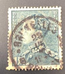 Belçika Pulu - Belgium Stamp - Postadan Geçmiş Pul Filateli - DAMGALI - Kral III. Leopold TEMALI PUL , 1.75 PARA - YABANCI PULLAR-NOSTALJİK DOĞUM GÜNÜ HEDİYESİ