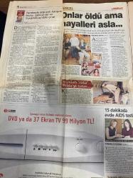 MİLLİYET GAZETESİ DOĞUM GÜNÜ HEDİYESİ - 29 MAYIS 2002 - TAM TAKIM 34 SAYFADIR -Ahmet Necdet Sezer-Bülent Ecevit-Devlet Bahçeli-Hasan Cemal-Güneri Cıvaoğlu-Tuncay Özkan-Feridun Çelik-Sad Orpatat-Hüseyin Kıvrıkoğlu-Kürşat Yılmaz-DHKP-C Özpolat-Serhat Oğuz-Mustafa Oğuz-Aynur Şenoğlu-Rudolf Hoess-Nouma-Cordoba-Sergen Yalçın-Alpay Özalan-Atilla Gökçe-Cüneyt Kırkaya-Necmi Kepetihan-Halil Özer-Hüseyin Tekelioğlu-Yurtiş Tümer-Galip Demir-Ayla Tayhan-Başak Gürsoy-Meral Cihan-Kadife Şahin-Mustafa Özyürek-Ebru Sungur-Botan Berker-Kemal Kıvanç-Cavit Çağlar-Michael Crichton-Aynur Şenoğlu-Tasmaniya Kaplanı DNA’sı-‘O cesur adım’ askerden geldi-İstesem de gidemem-Yüce Yargı affetmedi-Bahçeli yine yerinde saydı-Bahçeli o cesur adımı atar mı-Önümüz kesilirse Tayyip öne çıkar-Yüce Mahkeme affetmedi-Alın size boru hattı-Tasmaniya kaplanı yeniden doğacak-Berlin’in en güzel polisi bir Türk kızı-Ben ölüyorum sen sigorta paramı al-Futbolda vergi reformu-Nouma’ya pençe-Cordoba tamam-Sergen uçuyor