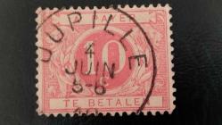 1900 YILI BELÇİKA TAKSE 125 YILLIK TARİH  DAMGALI  ŞANİYERSİZ