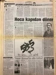 MİLLİYET GAZETESİ DOĞUM GÜNÜ HEDİYESİ - 15 MART 2000 - TAM TAKIM 26 SAYFADIR -Necmettin Erbakan-Eric Lubbock-Barış Arısa-Marina Filiz-Bakan Türk-Fikret Bila-Güneri Cıvaoğlu-Hasan Cemal-Ceren Deniz-Serkan Duygu-Fuat Güner-Halit Ziya Uşaklıgil-Selim İleri-Meral Tamer-Elisabeth Breitenbücher-İsmail Cansever-Ebru Sungur-Tarık Yılmaz-Seçkin Oney-Horst Köhler-Güngör Uras-Asaf Güven Aksel-Naim Talu-Itzhak Nahshum-Ben Asaf-Erbakan’a 312 vizesi yok-PKK’lı Lord-Yüzer yola start-Siyasilere seslendiler-Tarihimizi yeniden yazın-Askerler endişeli-Son Lolita’nın gözü yüksekte-Uçurmadan olmaz abi-Aşk-ı Memnu 100 yaşında-Tüketici Gününüz kutlu olsun-Süt kıyma ve 1 lot TÜPRAŞ-Çevreye petrol bulaştı-Fiat GM ortaklığı 2 milyar dolar tasarruf sağlayacak