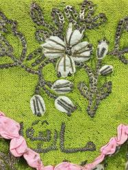 Antika Osmanlı Gümüş Tel Kırma KUR'AN-I KERİM Çantası