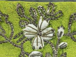 Antika Osmanlı Gümüş Tel Kırma KUR'AN-I KERİM Çantası