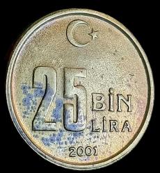 2001 25 Bin Lira