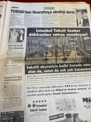 MİLLİYET GAZETESİ DOĞUM GÜNÜ HEDİYESİ - 4 EKİM 2003 - TAM TAKIM 30 SAYFADIR -Recep Tayyip Erdoğan-Cem Uzan-Hülya Avşar-Tarkan-Hasan Cemal-Güneri Cıvaoğlu-Fikret Bila-Tuncay Özkan-Rıdvan Dilmen-Erdoğan Şenay-Yusuf Yıldırım-Bilal Meşe-Şenol Güneş-İlhan Mansız-Emre Aşık-David Beckham-Sergen Yalçın-Fatih Terim-Hakan Şükür-Metin Akçaabat-Efevi Aksoy-Kemal Uzan-Hakan Uzan-Yavuz Uzan-Güngör Uras-Semra Pelek-Bir düşüş daha-Ada havası yaradı-Kartal hasar aldı-Kral’dan ilginç itiraf-Cim-Bom’a Şükür müjdesi-Ülkerspor’un adı yetti-Paralar kaçıyor-Enflasyon tuş oldu-Yurtdışına para kaçırıyorlar-7 katrilyon halkın sırtında-Uzanlar artık tüm dünyada aranacak