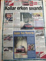 MİLLİYET GAZETESİ DOĞUM GÜNÜ HEDİYESİ - 3 EKİM 2003 - TAM TAKIM 34 SAYFADIR -Recep Tayyip Erdoğan-Güneri Cıvaoğlu-Hasan Cemal-Michael Jackson-Sergen Yalçın-Şenol Güneş-Lucescu-Bilgin Gökberk-Orhan Yıldırım-Hakan Şükür-Ali Dürüst-Özhan Canaydın-Hamit Turhan-Hakan Şükür-Frank de Boer-Orhan Ak-Cihan Haspolatlı-Rebrov-Tuncay Şanlı-Daum-Yusuf Dursun-Oğün Temizkanoğlu-Ayhan Akman-Yattara-Van de Paar-Petkoviç-Metin Çeker-Mario Campos-Richard Burns-Carlos Sainz İletişimde kopukluk var-Köşeyi dönüp vuruyor-PKK’ya beş sert darbe-Fener’e aynı kostüm-Hakan-Rebrov kadroya girdi-Hooijdonk’a baraj yok-Sergen: Sahada isim değil cisim iş yapar-Lucescu frene bastı-İlhan Mansız’a 28 milyar ceza-Aslan’da devrim cephesi-Aybaba’nın kara listesi-Kollar erken sıvandı-Rallide hüzün-Gözler San Remo’da