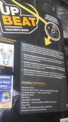 UPBEAT Intermediate .. TEACHER's Book & Test Master Multi-ROM + Class CD 1-2 ... LANGUAGE BUILDER : Workbook-Grammar.. (©2010 , first print)