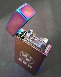BMW Logolu, USB Şarjlı Elektrik Tahrikiyle Yanan Lighter Marka Çakmak. Özel Kutusunda/Renkli. (Temiz ve Çalışır Durumdadır.)