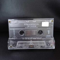 Kaset Armageddon the albüm. Soundtrack albüm. aerosmith, zz top, Bon Jovi...