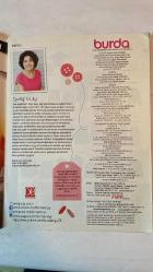 BURDA ELBİSE PATRONLU DERGİ - 2019 ARALIK - ABİYE ZAMANI - ELEGAN ELBİSELER BLUZLAR VE DİĞERLERİ - YILIN EN GÜZEL GÜNLERİ İÇİN MODELLER - KIZ ÇOCUKLARI DA ANNELERİ KADAR ŞIK OLACAK - AYIN RETRO MODELİ - JAME ELBİSE - MUHTEŞEM BİR KIMONO BLUZ - 2020’Yİ DAHA ŞIK GEÇİRİN - DİKİŞİ KOLAY ÇOK ÖZEL TASARIMLAR - KIŞ TRENDLERİ - DİKİŞ OKULU - ROMANTİK BİR ELBİSE - USTA İŞİ BLAZER - CEKET VE ETEK YIRTMACI NASIL ÇALIŞILIR - SPORTİF BİR KIŞ - KUMAŞ TERCİHLERİNDE NET RENKLER - RETRO PARÇALAR BURDA YORUMLARIYLA - BELEDİYE KURSLARIYLA MESLEK EDİNME - KONYA SELÇUKLU BELEDİYESİ - SELÇUKLU’DA KADINLAR SPORLA SAĞLIĞINA KAVUŞUYOR - KALİTELİ YAŞAM İÇİN SPOR - OBEZİTEYLE MÜCADELE - WHOBİ EL İŞİ - BEŞ DAKİKALIK İŞ - KAPİTONE ÇANTA - ANAHTARLIK DİKİYORUZ - HAFİF BİR HEDİYE - PANTOLON - UZUN BLUZ - MANTO - ASTARLI ÇOCUK MANTOSU - ZARİF YÜNLÜ KUMAŞ - KUMAŞ KAPLI DÜĞMELER  –  TAM TAKIM 92 SAYFA