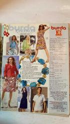 BURDA ELBİSE PATRONLU DERGİ - 2006/04 NİSAN - ERKEKLER İÇİN HAFTA SONU KIYAFETLERİ - ÜNLÜ MARKALARDAN SEÇTİKLERİMİZ - AKSESUARDA YENİ FİKİRLER - KENDİNİZ YAPIN - İLGİNÇ ÇANTA KEMER KOLYE KÜPE BİLEKLİK ÖNERİLERİ - ÇOCUK ÖZEL - HAVLU KUMAŞTAN SPOR GİYSİLER - SICAK DOĞAL TONLARDA ETNİK DESENLER - BAHARDA TREND - MODELLERE TOPLU BAKIŞ - KÜÇÜK BEDEN MODASI - BELE OTURAN BLUZ CEKET VE RAFİNE PİLİ ETEK - GÜNCEL MODA - KETENLE GELEN YAZ FERAHLIĞI - TEMEL PARÇALAR - DENİZCİ STİLİ - PLUS MODA - KENT MODASI - YEŞİL GÜZELLİKLER - TREND - MERCAN VE TURKUVAZ - EKSTRA - ÇOCUK MODASI - KADİFE HAVLU KUMAŞLAR - İLKBAHAR SÜRPRİZLERİ - OPTİ GİZLİ FERMUAR - KETEN MODASI - GÜNEY ÜLKELERİNİN İHTİŞAMI - MODA DÜNYASI DEĞİL MODA SERGİSİ - HAVUZBAŞI GÜZELLİĞİ - BÜYÜK BEDEN - İLKBAHAR RUHU - KÜÇÜK BEDEN - RAFİNE AYRINTILAR - İLGİNÇ CEPLER - DİKKAT ÇEKİCİ BİR SIRT - BONCUK DİZİSİ - KETEN HER ZAMAN ASİL - SAFARİ STİLİ - AFRİKA STİLİ - DOĞAL ŞIKLIK - KETENİN KİMLİĞİ - KETENİN BİÇKİSİ - DİKİŞ Çİ –  TAM TAKIM 92 SAYFA