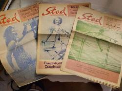 1940 lardan 3 ADET STAD DERGİSİ. SPOR VE MAGAZİN DÖNEM.