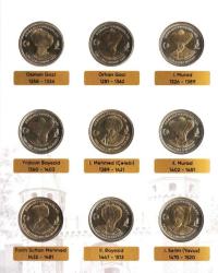 Osmanlı Padişahları Bimetal Hatıra Para Serisi 1-9