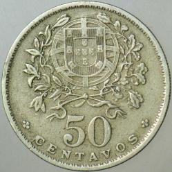 PORTEKİZ 50 CENTAVOS 1930 NADİR TARİH.