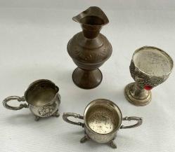 Çesitli Ebatlarda Koleksiyonluk Kupa Lotu/Metal Alaşımlı. (4 Adet)