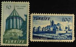 1957 MEVLANA'NIN DOĞUMUNUN 750.YILI TAM SERİ MNH