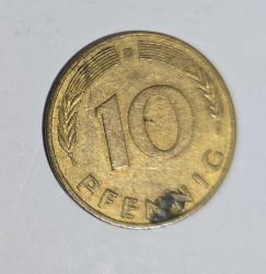 10 (D) PFENNING ALMANYA 1978