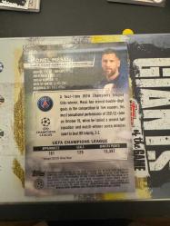 Topps stadium chrome messi futbolcu kartı