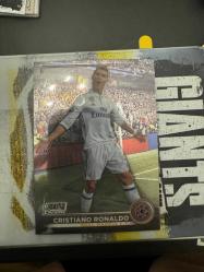 Topps stadium chrome Ronaldo futbolcu kartı
