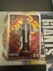 Match attax kenan yıldız limited edition futbolcu kartı