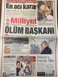 MİLLİYET GAZETESİ DOĞUM GÜNÜ HEDİYESİ - 22 AĞUSTOS 1999 - TAM TAKIM 28 SAYFADIR -Cengiz Koçal-İsmail Siret-Hasan Cemal-Güneri Cıvaoğlu-Hüseyin Cahit-Başbakan Ecevit-Metin Koçal-Hasan Pulur-Orhan Uzan-Yavuz Kılıç-Altay Atalay-Ertan Telli-Vedat Danacı-Cengiz Malgir-Tuncay Şen-Uğur Mumcu-Namık Sevik-Briegel-Yılmaz Vural-Süleyman Oulare-Halim Mete-Fatih Akın-Aykut Yıldırım-Togay Bayatlı-Bünyamin Sürmeli-Özlem Hanım-Kartal Yiğit-Ayşegül Aydoğan-Semra Karagözlü-Cemal Ersen-Ölüm Başkanı-En acı karar-Kurtarma zaferi-Depremden çıkan skandal-Amca-yeğen ilişkisi-Bakan’a büyük öfke-Cehennem-Türk babanın dramı-Gül deren eller-İşte yardım paketi-Oulare’den gizli imza-Kartal’da seferberlik-Florya’da yoğun bakım-Gineli göz doldurdu-Pamukkale kampı iptal-Briegel’e garanti-İki galibiyet-Yılmaz hesap sordu-Tesislerde ağır hasar-Kournikova sakat-Şampiyonlar el ele-Leekens kovuldu-Üzerimden dozer geçti-Hayatım pahasına-Mucizeler sürüyor-108 saat sonra kurtarıldı-Umut bekleyişi-Ölüm tuzağı kentler-Hayatta c
